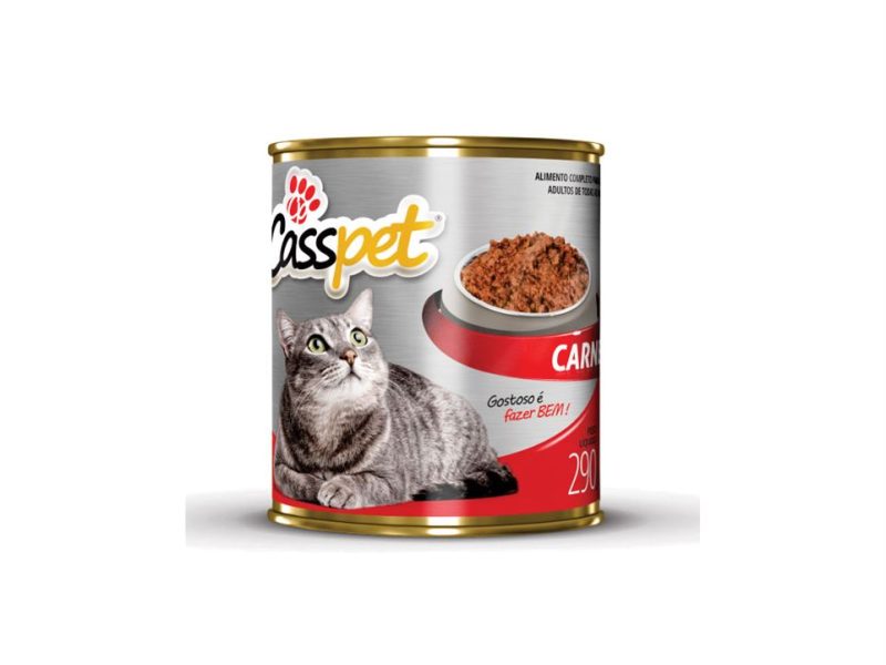 ALIMENTO CASSPET LATA CAT CARNE 290 G