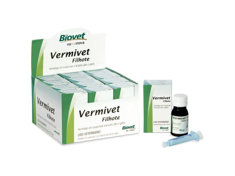 VERMIVET SUSPENSÃO ORAL 20 ML